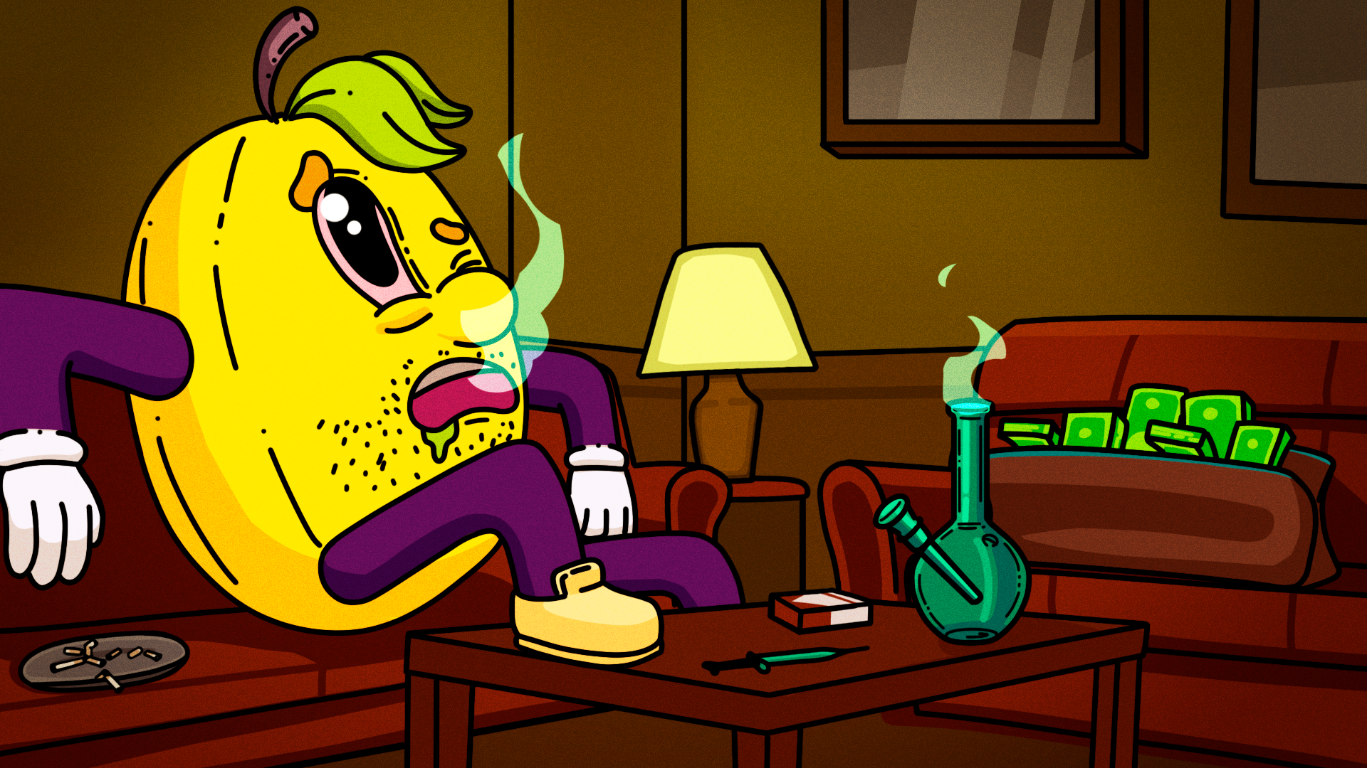 Lemon feeling sick